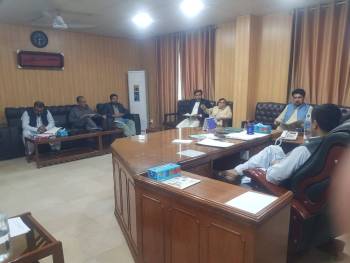 BISE MALAKAND Chairman's meeting with DMOs on the forthcoming SSC examination